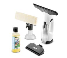 Kärcher WV 2 PLUS N D500 / Bezprzewodowy odkurzacz do okien / Li- ION / Szerokość robocza 28 cm / Zbiornik 100 ml / do 35 minut