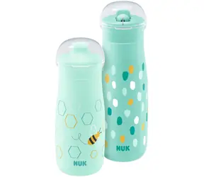 Zestaw butelek do picia NUK / 300-450 ml / od 9 miesięcy / zielony