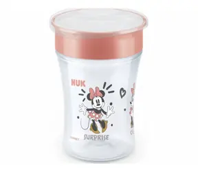 NUK Magic Cup z pokrywką 230ml / czerwony