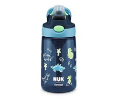 Butelka do picia NUK ze słomką 420 ml / niebieska / od 4 lat 