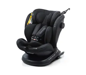 Fotelik samochodowy BabyAuto VALORA i-Fix i-Size 360° 40-150, JET BLACK