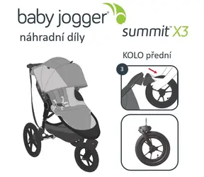 Rower BabyJogger przód SUMMIT X3