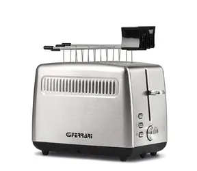 G3Ferrari G10064 srebrny / Toster / 920 W / 2 tosty / regulowany poziom opiekania / automatyczne wyłączanie 
