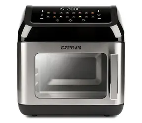 G3Ferrari G10187 czarny / Mini piekarnik wielofunkcyjny z termoobiegiem / 1700W / 13 l / 30-200°C / 16 programów
