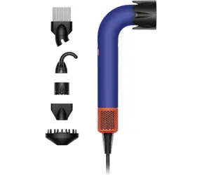 Suszarka do włosów Dyson Supersonic R HD18 / 1700 W / dyfuzor. nakładki magnetyczne z chipami RFID / vinca blue / Topaz