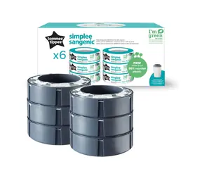 Tommee Tippee Simplee wkłady zamienne, 6 szt.