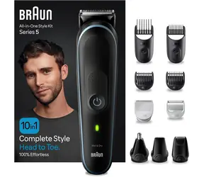 Bez opakowania - Braun MGK5445 Series 5 / Trymer / całe ciało / 0,5-21 mm / czas pracy do 100 min / bez opakowania