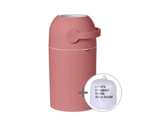 Magiczny kosz na pieluchy z gliny / 40 l / 52 x 26 cm