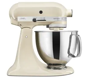 KitchenAid 5KSM125EAC krem migdałowy / robot kuchenny Artisan / 300 W / 4,8 l / 10 prędkości