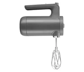 KitchenAid 5KHMB732EDG matowy szary / Mikser ręczny bezprzewodowy / 7 prędkości / plastik