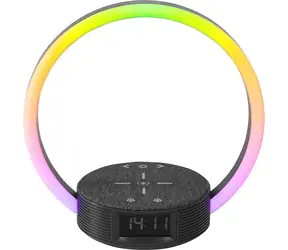 BEURER WL 65 czarny / budzik cyfrowy / LCD / ładowarka bezprzewodowa Qi / 10W 