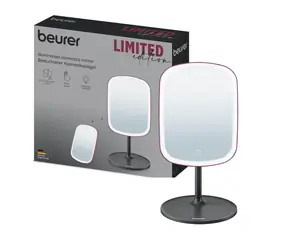 BEURER BS 47 Limited Edition / lusterko kosmetyczne / oświetlenie LED / 3 tryby światła / sterowanie dotykowe / USB-C