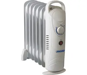 Rozpakowany - Mesko MS 7804 biały / Elektryczny grzejnik olejowy / 7 żeber / 800W / rozpakowany