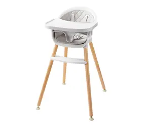 Krzesełko do karmienia 2Kids Toys szare / od 6 miesięcy