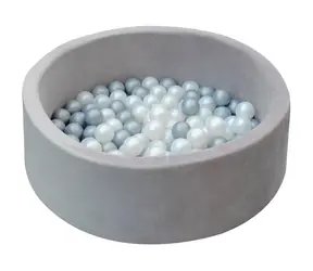Basen z piłeczkami 2Kids Toys szary / od 6 miesięcy