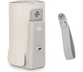 Lionelo Bezprzewodowy podgrzewacz do butelek Thermup Go PLUS Beige Sand / 3000 mAh / LCD / 5 temperatur