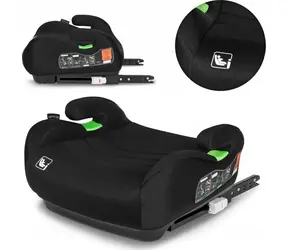 Lionelo Cushion Luuk Fix i-Size 125-150 cm Black Carbon