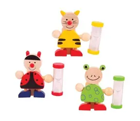 Stojak na szczoteczkę do zębów Bigjigs Toys z klepsydrą 1 szt.