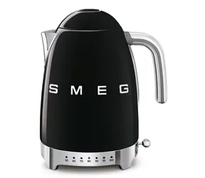 SMEG KLF04BLEU czarny / Czajnik elektryczny / 2400W / 1,7L