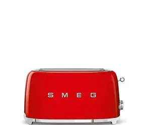 SMEG 50's Retro Style czerwony / Toster / 1500 W / 2 otwory / 4 tosty / 11 poziomów opiekania