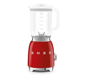 SMEG BLF03RDEU czerwony / Blender stołowy / 800 W / 1,5 l / 4 prędkości 