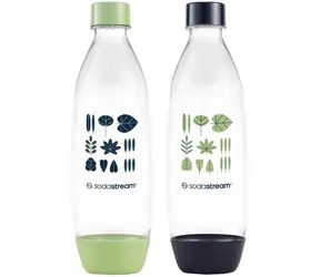 SodaStream Bottle FUSE 2x 1 l Zielono-Niebieska