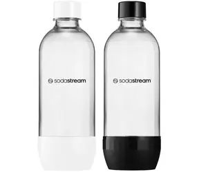 SodaStream Bottle JET 2x 1 l Czarno-Biała