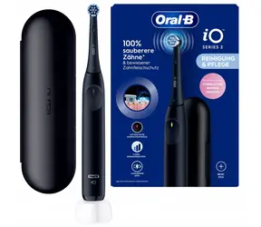 Oral-B iO Series 2 Night Black / Szczoteczka elektryczna / 3 tryby / etui podróżne / timer