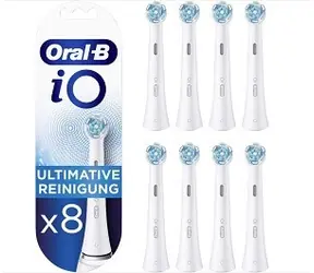 Oral-B iO Ultimate Clean biały / wymienne końcówki / 8 szt.