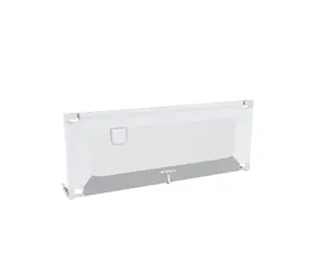 Tulano Cover 48 Barierka zabezpieczająca do łóżka 180 cm biało-szara