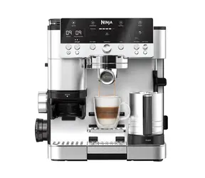 Ninja Luxe Cafe Premier ES601EU srebrny / ekspres do kawy dźwigniowy / 1650 W / 2 l