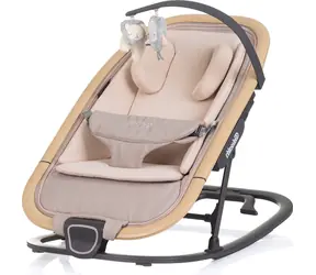 CHIPOLINO Leżak dziecięcy Senso Biscotta+Wood