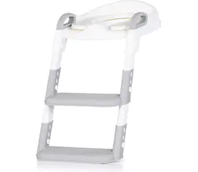 CHIPOLINO Deska sedesowa z drabinką Kiddy Grey