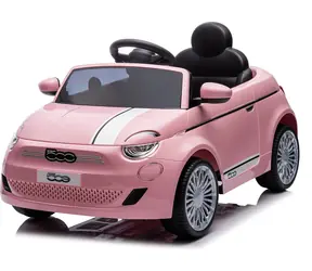 CHIPOLINO Samochód elektryczny Fiat 500 Różowy
