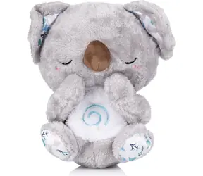 CHIPOLINO Pluszowa zabawka oddychająca z muzyką Koala Biały, Szary