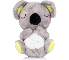 CHIPOLINO Pluszowa zabawka oddychająca z muzyką Koala Zielony, Szary