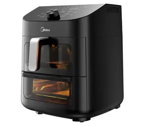 Midea MAD 1100 DADK czarny / Frytkownica na gorące powietrze / 1000 W / pojemność 6 l