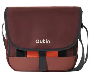 Outin Flex Messenger brązowa / Torba podróżna ochronna / do ekspresów do kawy Outin Mino, Nano i Fino