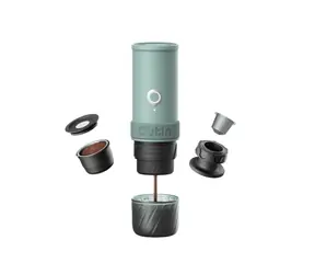 Outin Mino przenośny elektryczny ekspres do kawy Canyon Green / przenośny ekspres do kawy espresso / 9000mAh