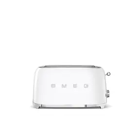 SMEG TSF02WHEU biały / Toster / 1500 W / 2 otwory / 4 tosty / 6 poziomów opiekania