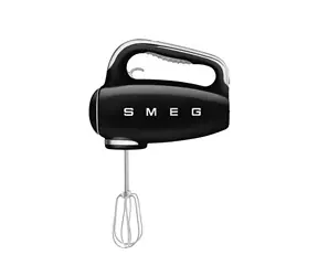 SMEG HMF01BLEU czarny / Blender ręczny / 250 W / 9 prędkości / turbo / timer