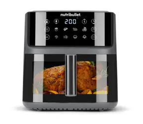 Nutribullet CrispLite Vision NBA0811DG czarny mat / 8 l / 2000 W