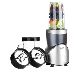 Adler AD 4084 srebrny / Blender stołowy / 1200 W / 0,5 l