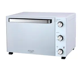 Piekarnik elektryczny Adler AD 6027 biały / Piekarnik elektryczny / 48L / 90°C - 230°C / 5 trybów / 1800 W