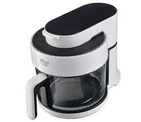 Frytkownica Adler AD 6316 czarno-biała / 1400W / 3 l / 80°C - 200°C / szklana miska