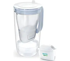 Rozpakowany - Dzbanek filtrujący Brita Glass niebieski / 2,5 l / Filtr Maxtra PRO / rozpakowany
