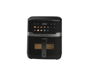 TechniSat Pureno AIR 650 czarny / Frytkownica na gorące powietrze z powierzchnią ceramiczną / 6,5 l
