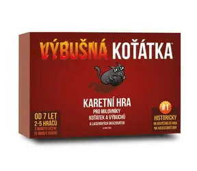 Asmodee Explosive Kittens / Czas trwania gry 15 minut / Liczba graczy 2 - 5 / od 7 lat