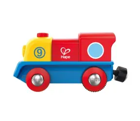 Hape Mały odważny pociąg / kolorowy pociąg elektryczny / na baterie / 2x AAA / od 18 miesięcy