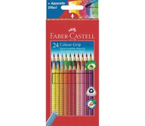 Faber-Castell Color Grip 2001 - Kredki trójkątne - 24 szt. / zmywalne